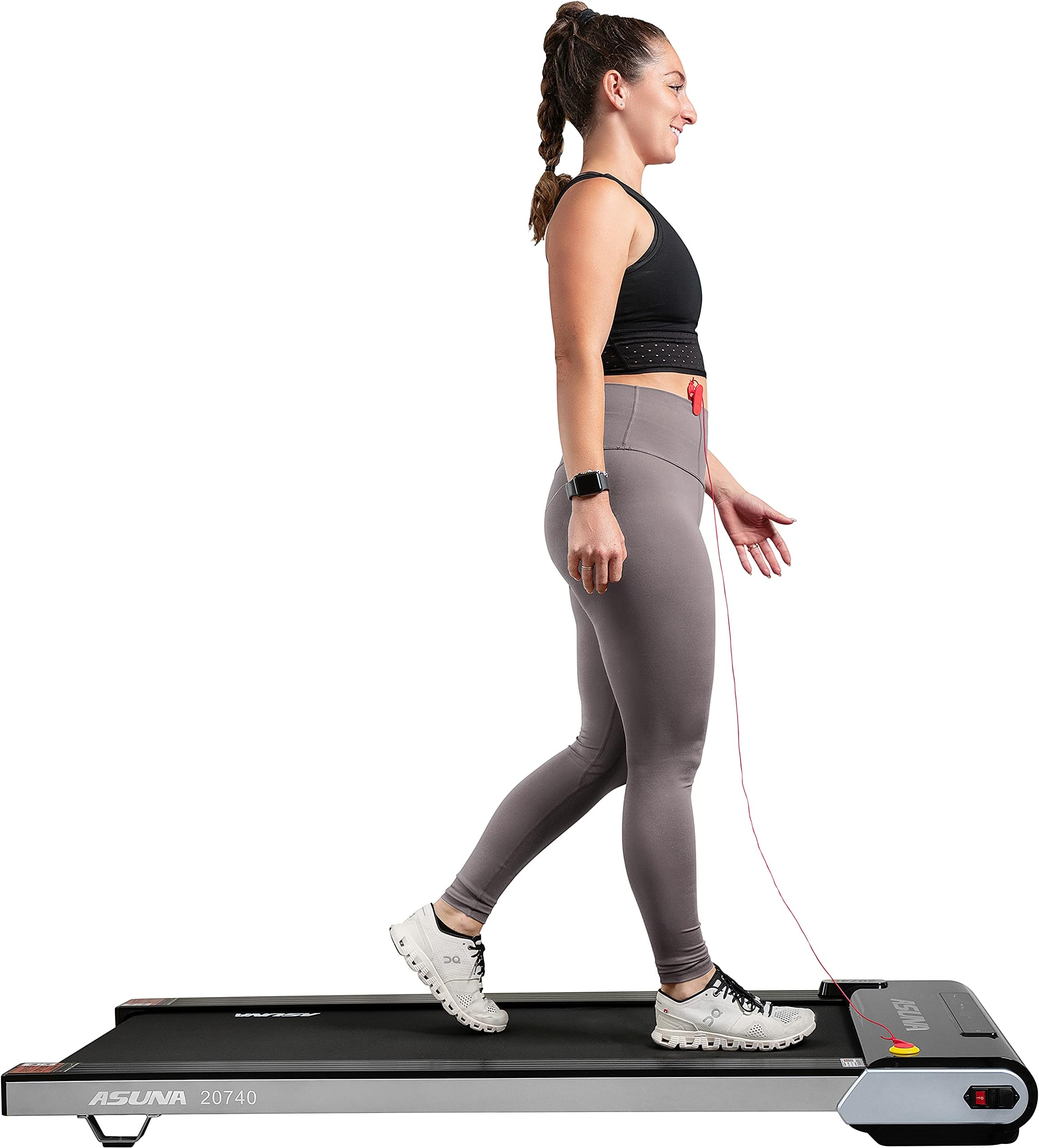 SUNNY HEALTH & FITNESS Asuna 20740 TreadPad Slim Under Desk Treadmill