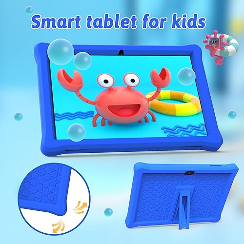 Miniatura 6 de Tablet para niños de 10 pulgadas Tablet Android 12 para niños 4GB RAM 64GB ROM Tablets de 10 pulgadas con pantalla táctil IPS 1280x800, Iwawa y