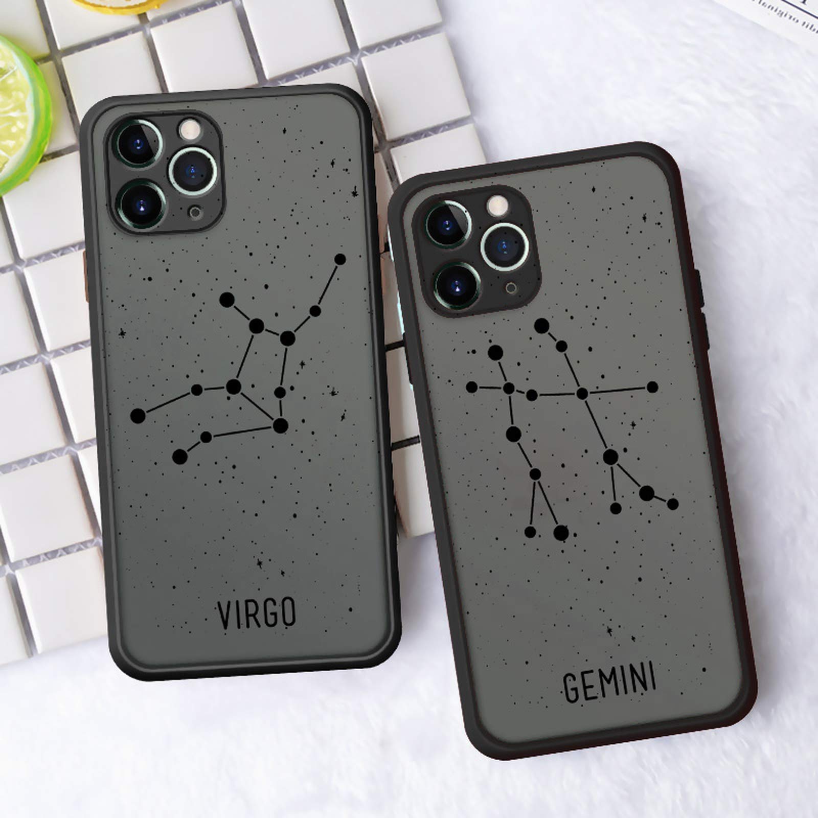 Amazon.co.jp: 十二星座電話ケース For iphone 8 7 プラス SE 2 × XR