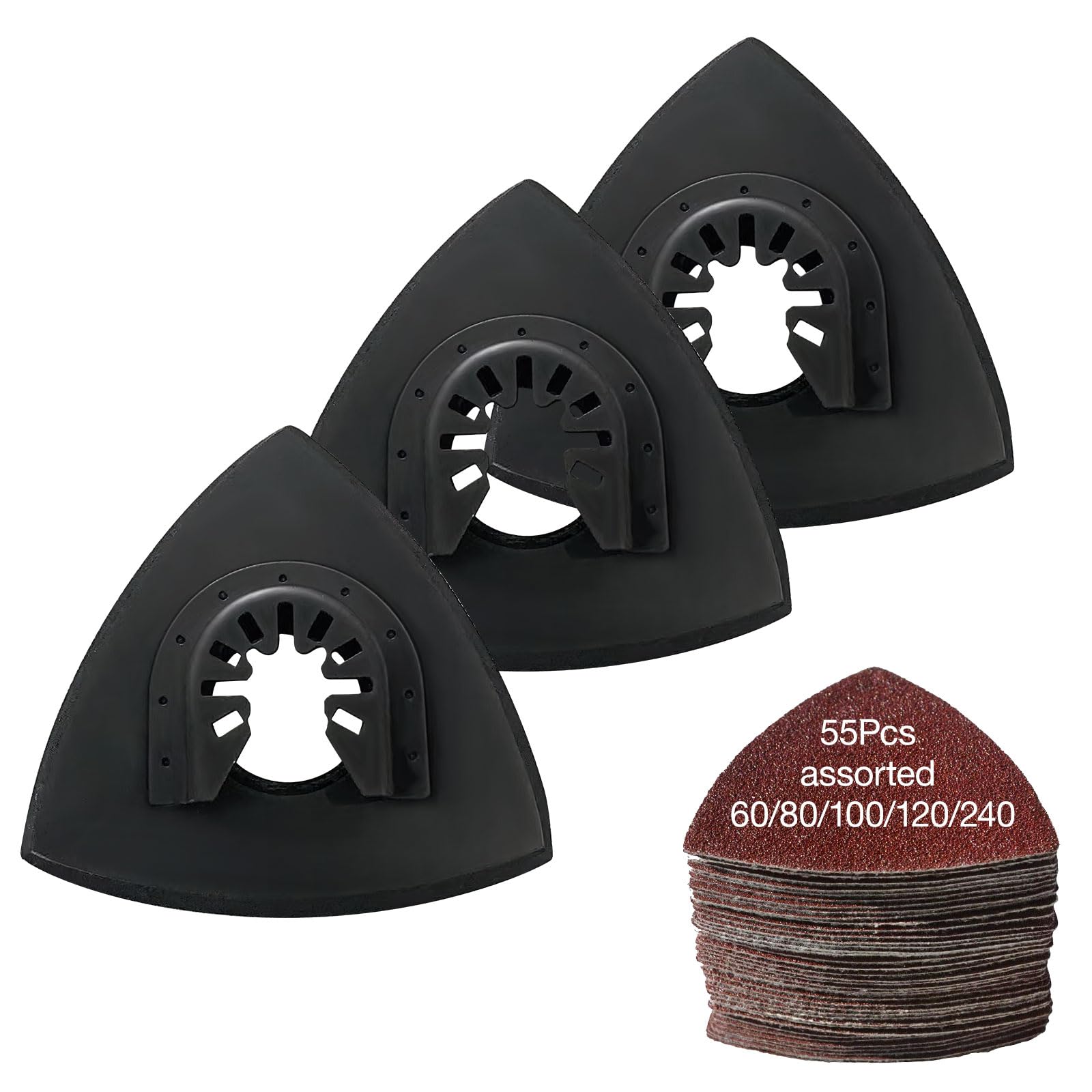 Oscillating Tool Sanding Pads - 104pcs Kit -7 Oscillating Tool Sanding Pads - 104pcs Kit -7