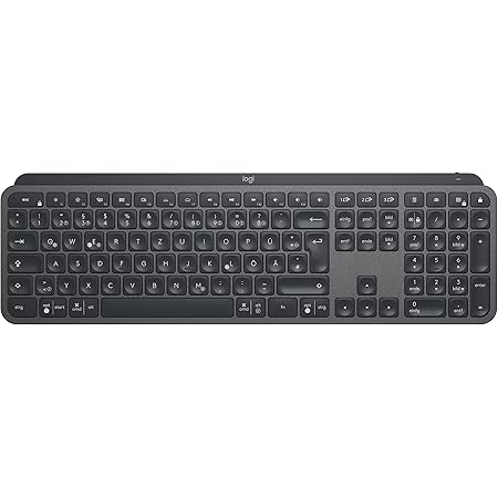 Logitech Mx Keys Advanced Illuminated Wireless Keyboard Bluetooth Tactile Responsive Typing Backlit Keys Usb C Pc Mac Laptop