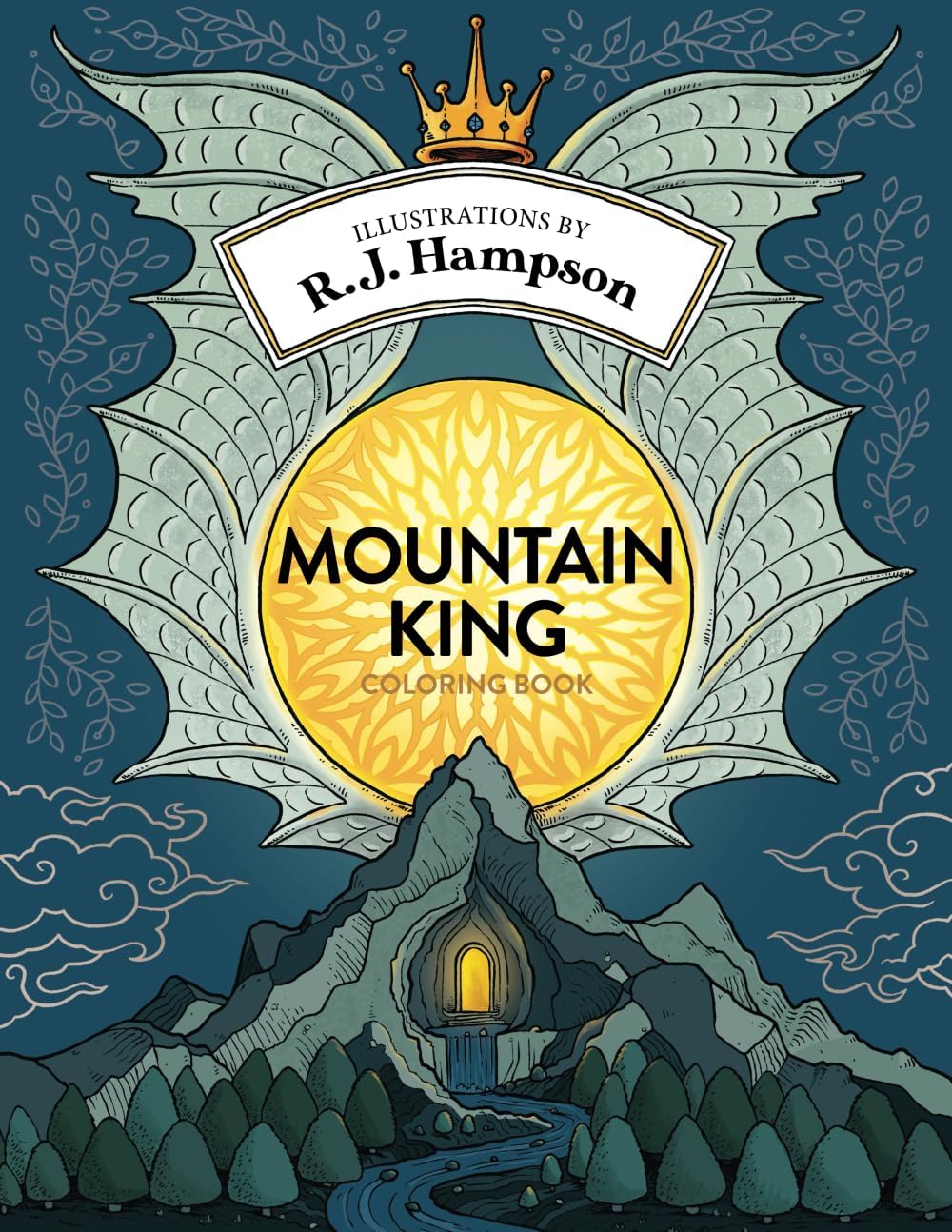 Mountain King Coloring Book (R.J. Hampson Coloring Books)