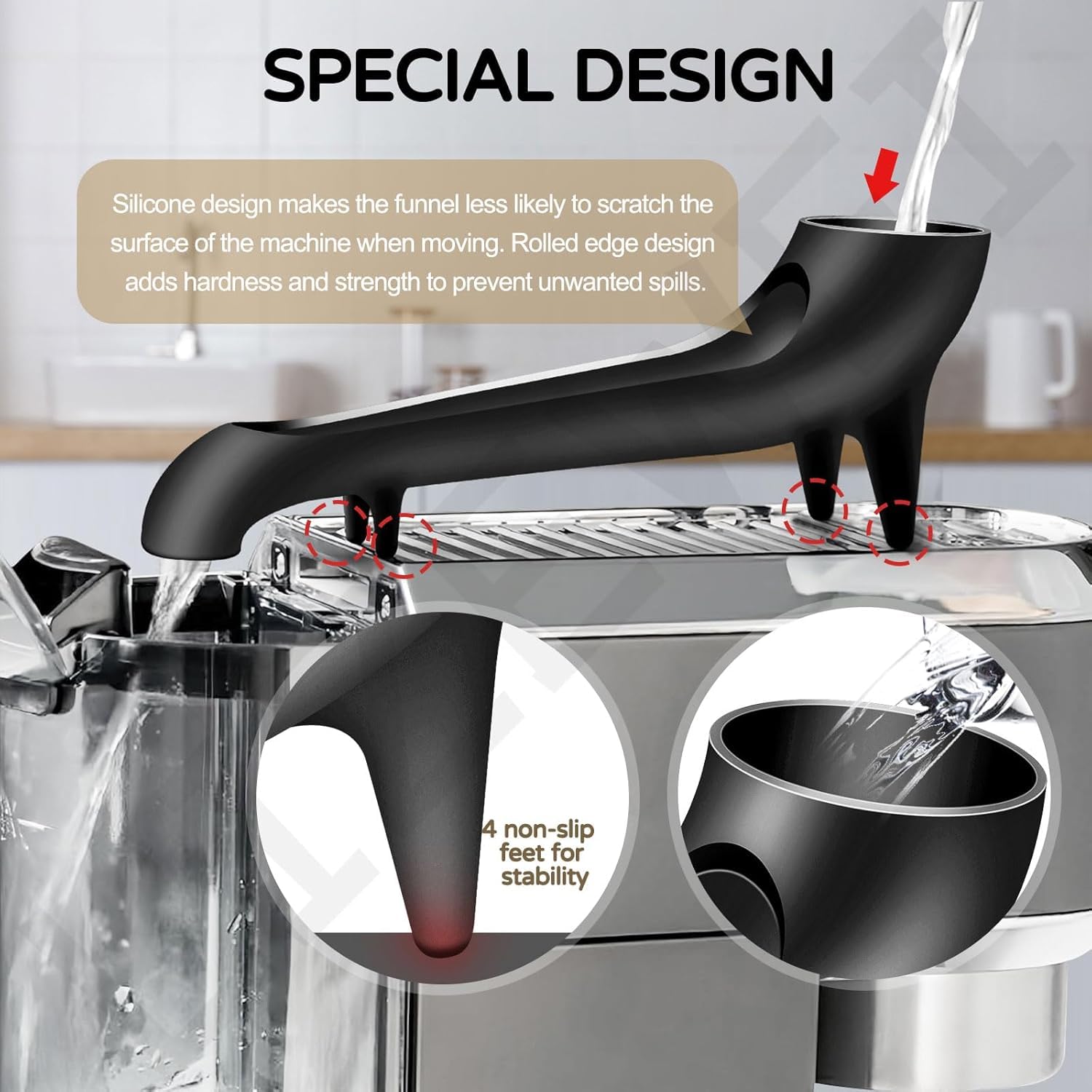 Amazon.com: Coffee Machine Water Tank Access Funnel for Breville