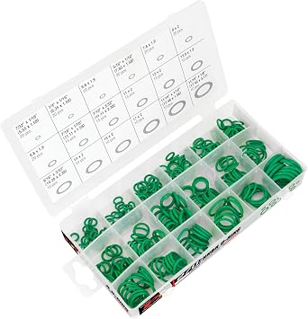 أداة الأداء W5201 HNBR O-Ring تشكيلة في تنظيم حالة لإصلاح المركبات والأدوات 270-Pc