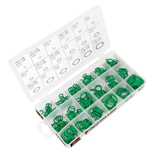 Performance Tool W5201 HNBR O-Ring Assortment in Organizing Case for Vehicle and Tool Repair (270-Pc)