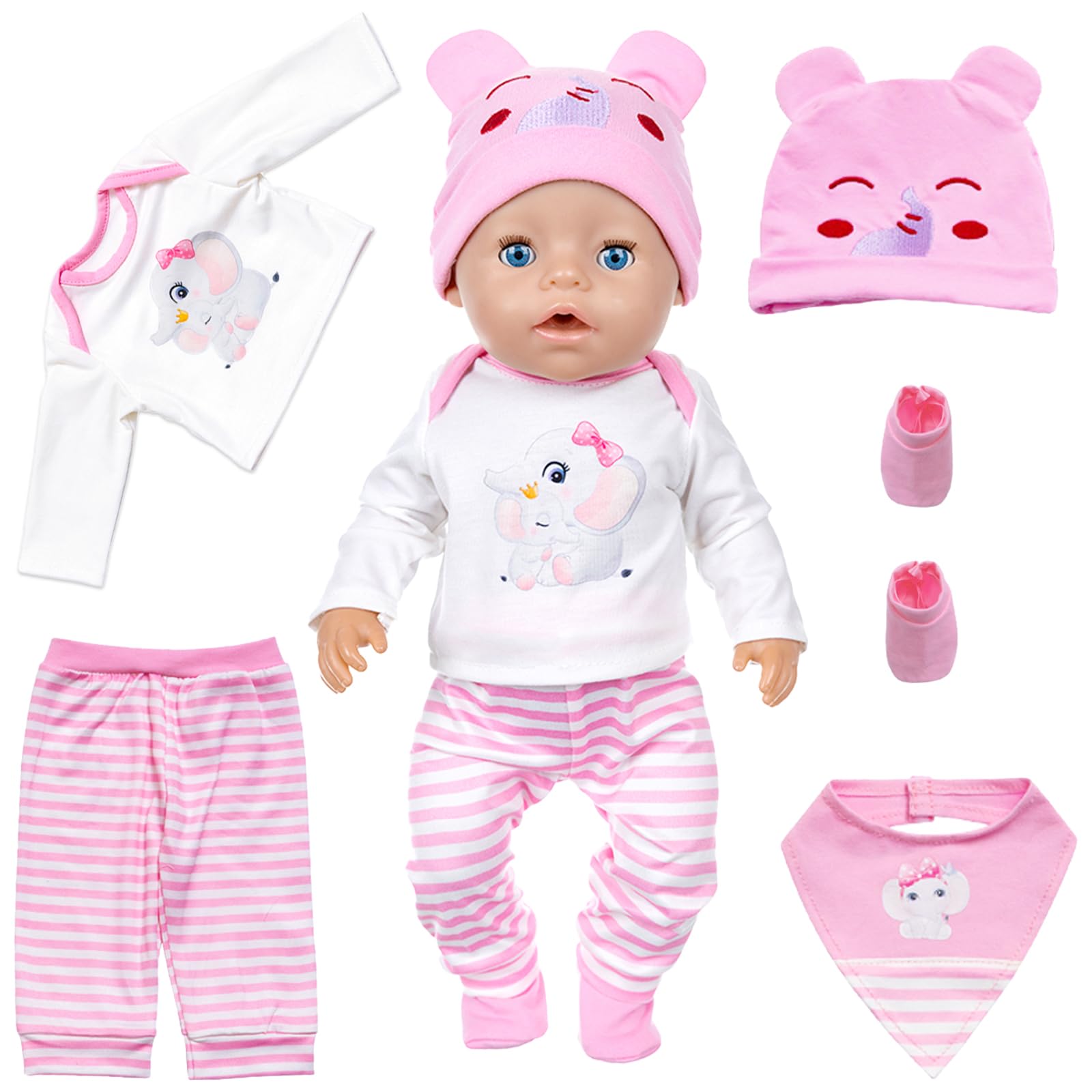Robe de poupée ballerine, 35-45 cm