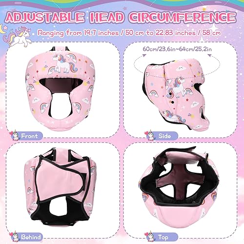 Miniatura 3 de Juego de accesorios y guantes de boxeo para niños, guantes de boxeo de 6 onzas y equipo de combate para boxeo, kickboxing, Muay Thai BJJ Karate