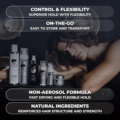 Miniatura 6 de Avenue Man Spray para el cabello para hombres – Laca para el cabello premium para hombre – Agarre extra – Control de encrespamiento, resistente a la