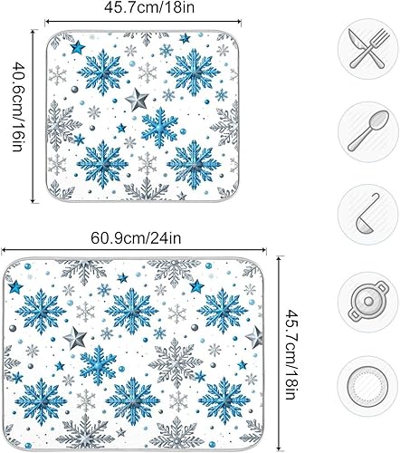 Vista 126 de Nautical Ocean Sea Turtle Dish Drying Mat for Kitchen Counter 18x24 in Starfish Retro Map Microfiber Drying Mats Absorbent Reversible Dish Pad Large