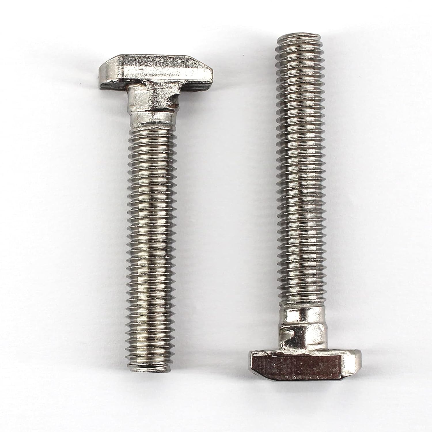 20Pcs M8x20mm 304 Stainless Steel T-Slot Bolt 45 Series Aluminum Profile T-Shaped Screw Bolt Fastener 19mm Head Size