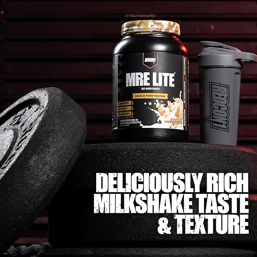 Miniatura 6 de Redcon1 MRE Lite Proteína en polvo 30 porciones proteína a base de animales no contiene suero de leche no hinchazón apto para dieta cetogénica