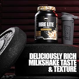 REDCON1 MRE Lite Whole Food Protein Powder, Blueberry Cobbler - Low Carb & Whey Free Meal Replacement with Animal Protein Blends - Easy to Digest Supplement Made with MCT Oils (30 Servings)