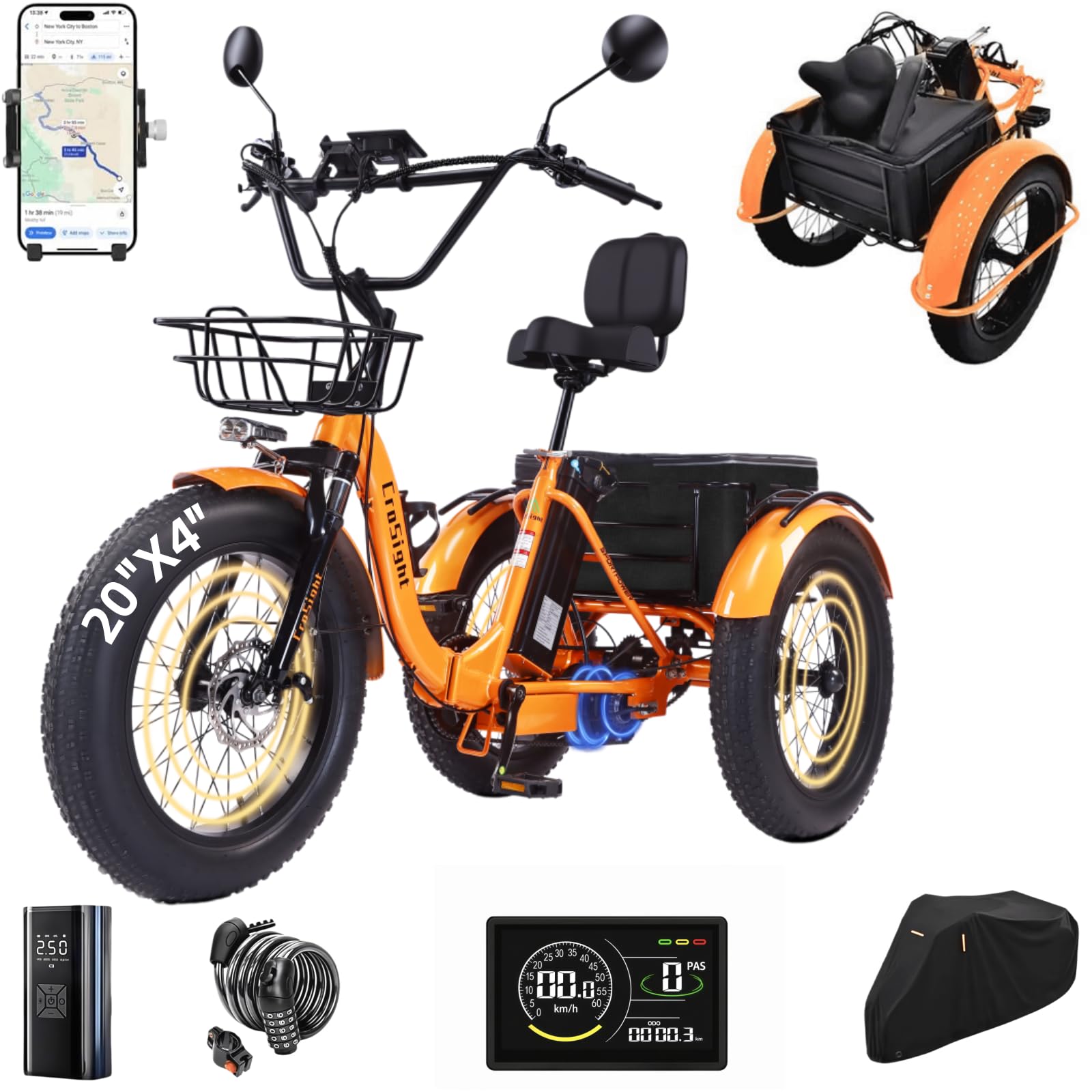 CroSight 2.0 Electric Tricycle
