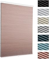 Vista 16 de MYshade Persianas celulares de tamaño personalizado, persianas opacas sin cordones para dormitorio, baño, sala de estar, control de luz, persianas