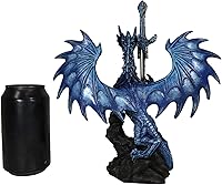 Vista 7 de Ebros Sea Blade Ruth Thompson - Estatua de dragón con abridor de letras, espada de daga de 11.75 pulgadas de alto, colección de la serie de hojas