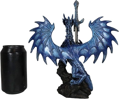 Miniatura 7 de Ebros Sea Blade Ruth Thompson - Estatua de dragón con abridor de letras, espada de daga de 11.75 pulgadas de alto, colección de la serie de hojas de