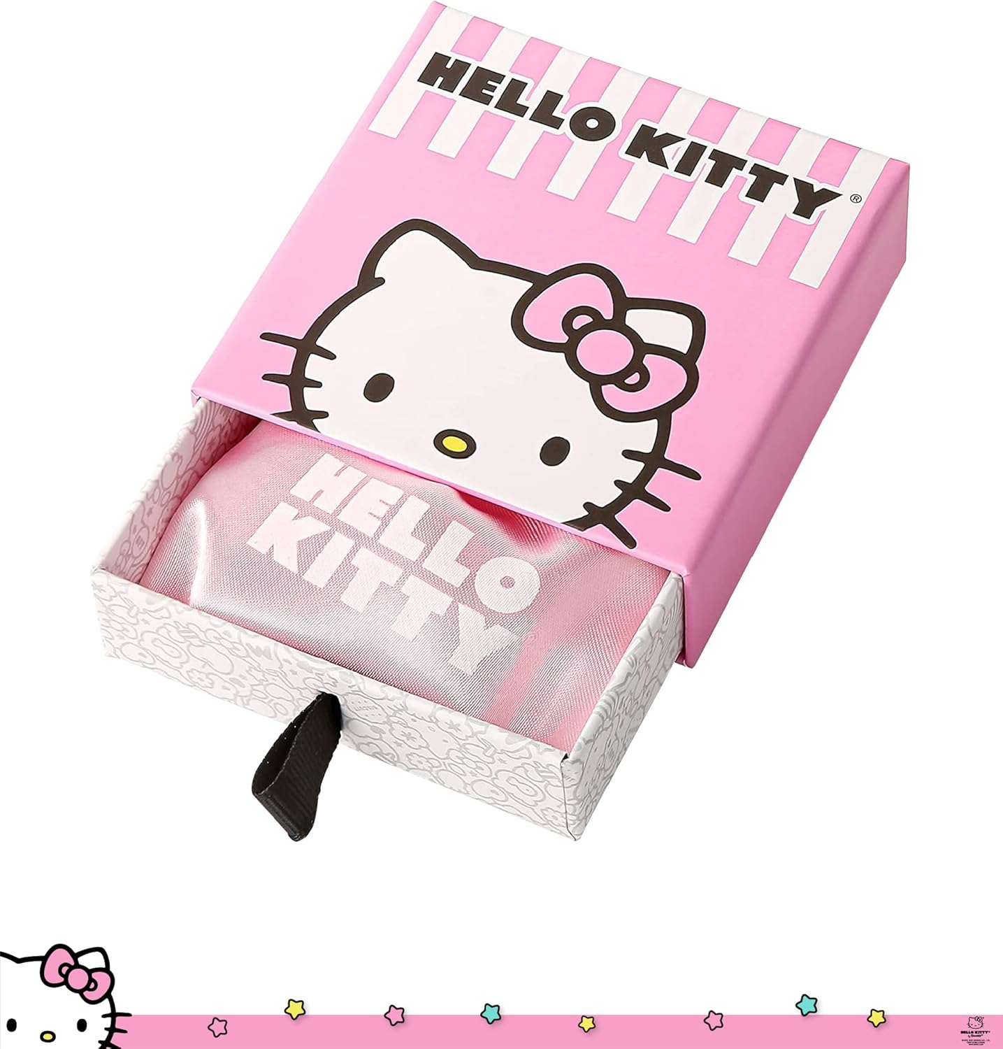 Hello Kitty 3D Necklaces for Women - Sanrio Gold or Silver Flash Plated Necklace - Official License Jewelry, CF01285YRPL-Q.NJ