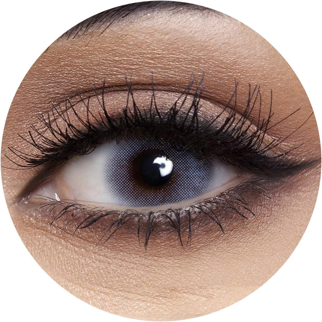 Anesthesia USA Miami Sapphire Contact Lenses, Anesthesia Cosmetic Contact Lenses, 6 Months Disposable - USA Miami Sapphire (Dark Blue Color).