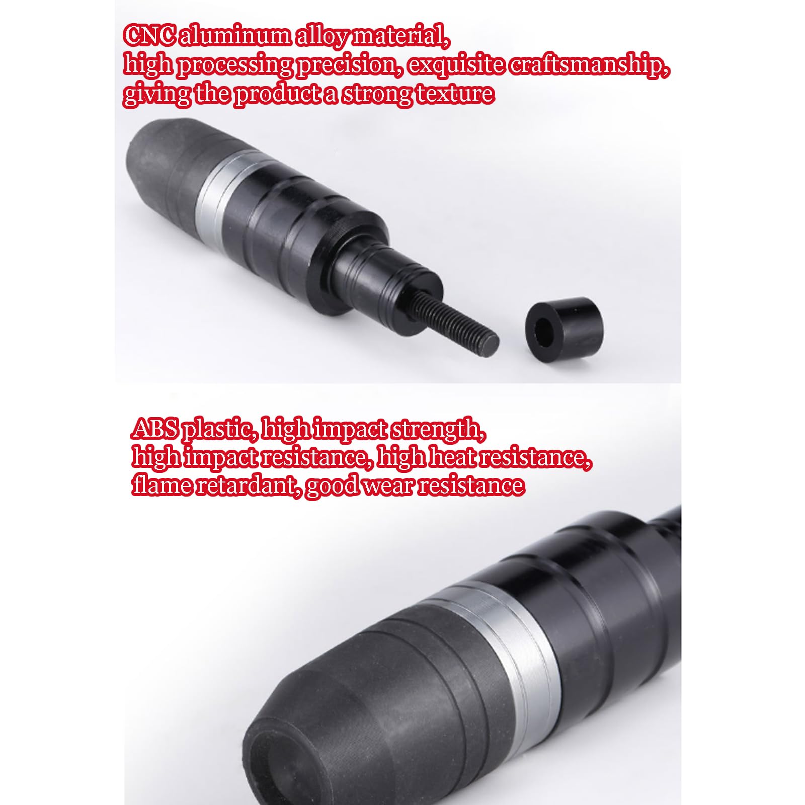 2 Pièces Curseurs de Cadre D'échappement de Moto pour Yamaha MT 125 YZF R125, Tampons de Protection Anti-Chute Moto, Boule Anti-Chute Moto, Protections Cadre,A Black