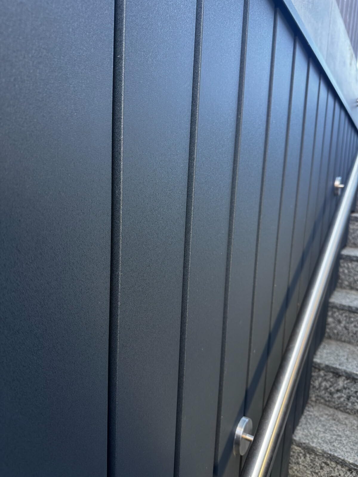 Alu U-Profil Anthrazit Struktur Grau | Aluminium U-Winkel Dachabdeckung | Hochwertiges Abschlussprofil für Dach, Terrasse, Fassade & Außenbereich, Größe: 2000 mm, Stil: 15x170x15 mm