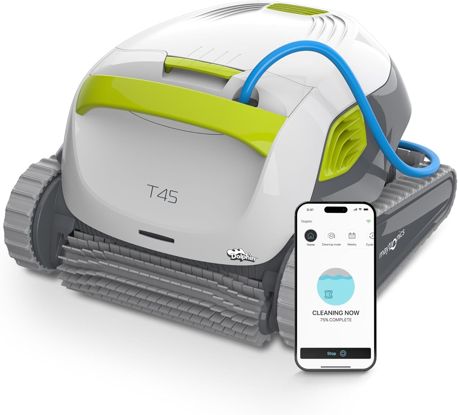 DOLPHIN T45 Robot Nettoyeur de Piscine électrique Nettoyage des