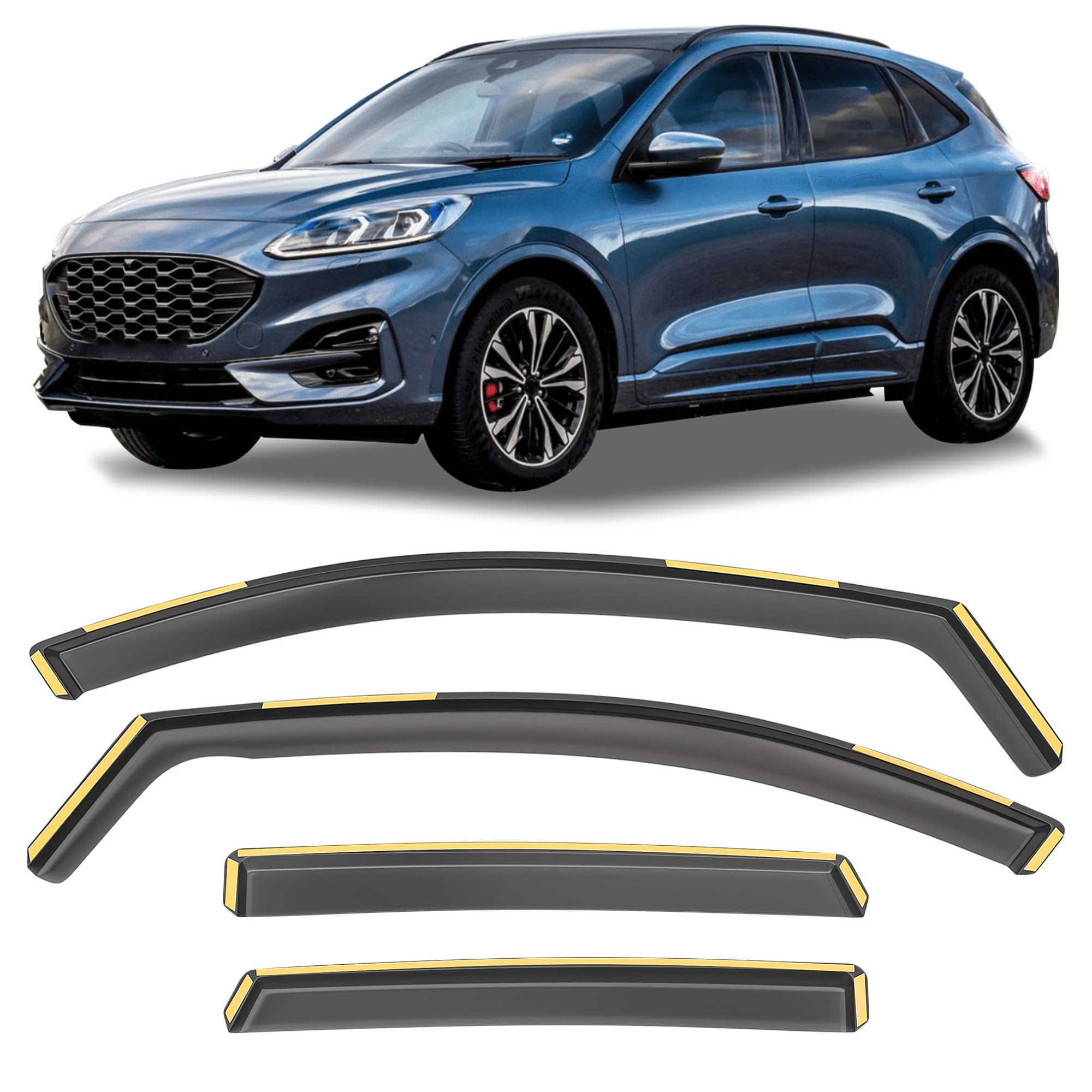 HOPE YOU READY in-Channel Rain Guards for Ford Escape