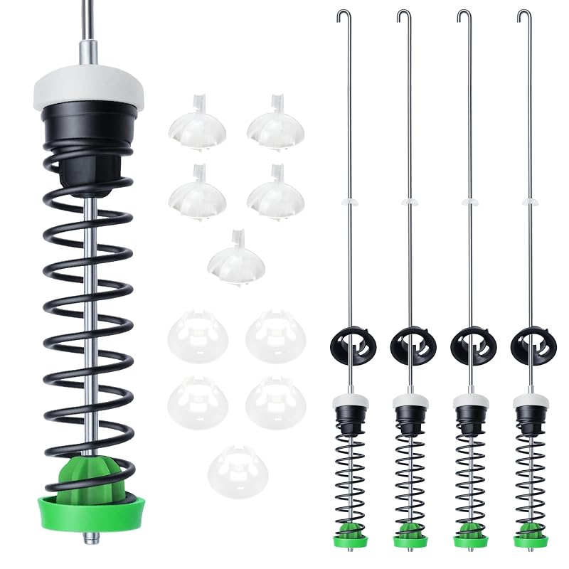 Kit de Hastes de Suspensão para Lavadora W11130362 WTW5000DW3 WTW5000DW2 Vypart, Verde, 4 Peças