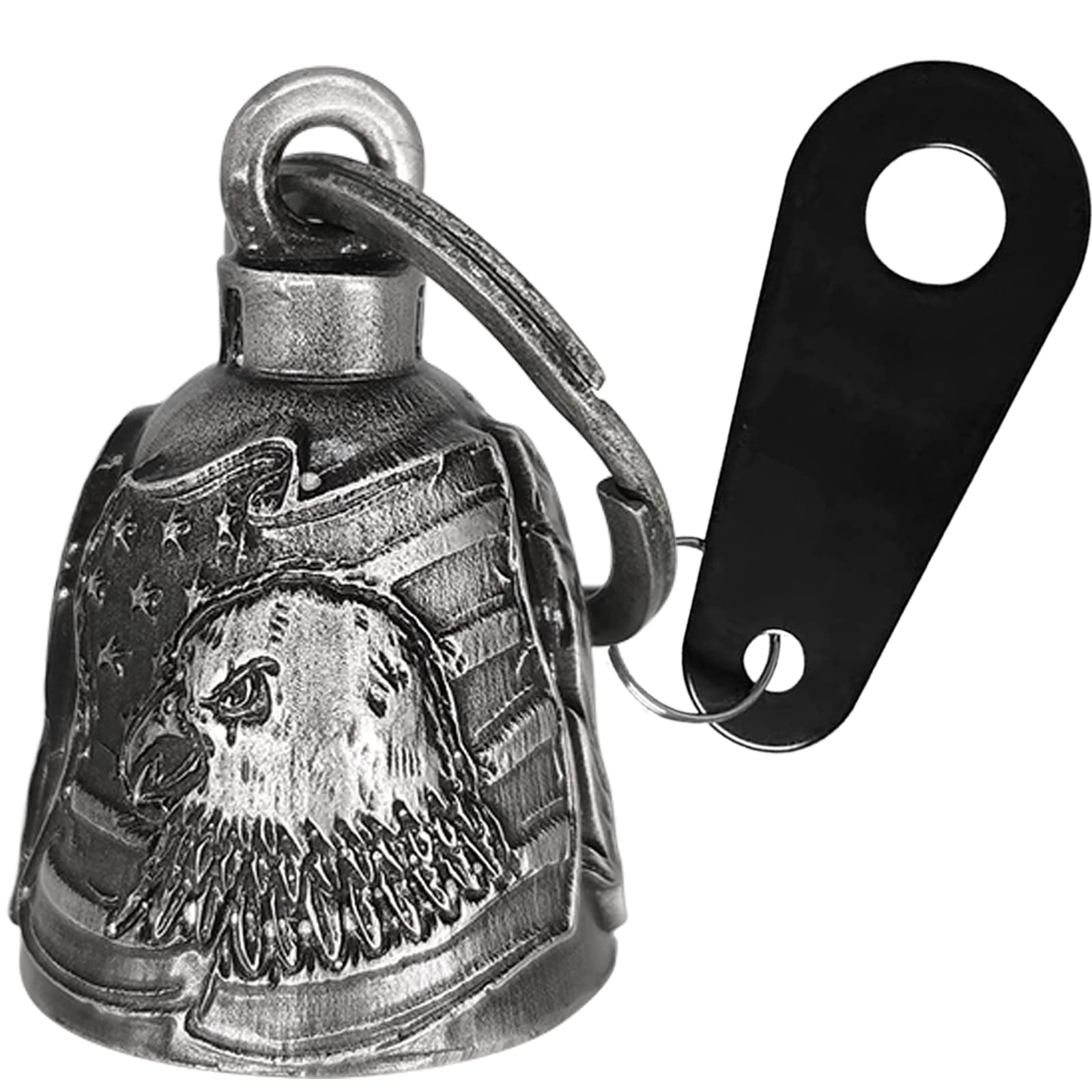 Dream ApparelMotorcycle Bell for Biker Rider Men Women Angel Bell with Bell Hanger, Ride Riding Bell Motorcycle Accessories