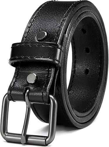 Leather Gun Belt for Men - 1.5" Concealed Carry Belt - Heavy Duty & Durable