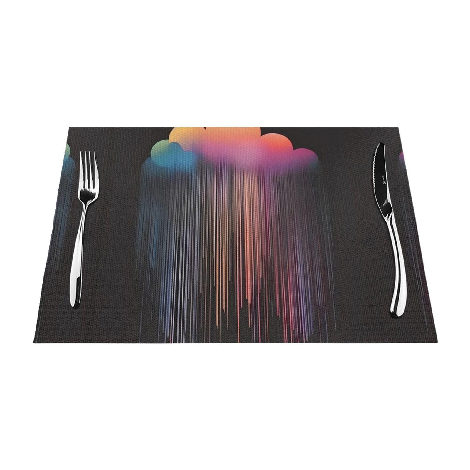 Set de table tissé résistant à la chaleur et antidérapant