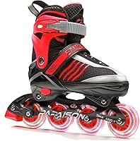 Vista 29 de PAPAISON Adjustable Inline Skates Boys Ages 4-16, Roller Skates for Girls Kids Ages 5-8 8-12 with Full Light Up Wheels, Outdoor Skates Illuminating