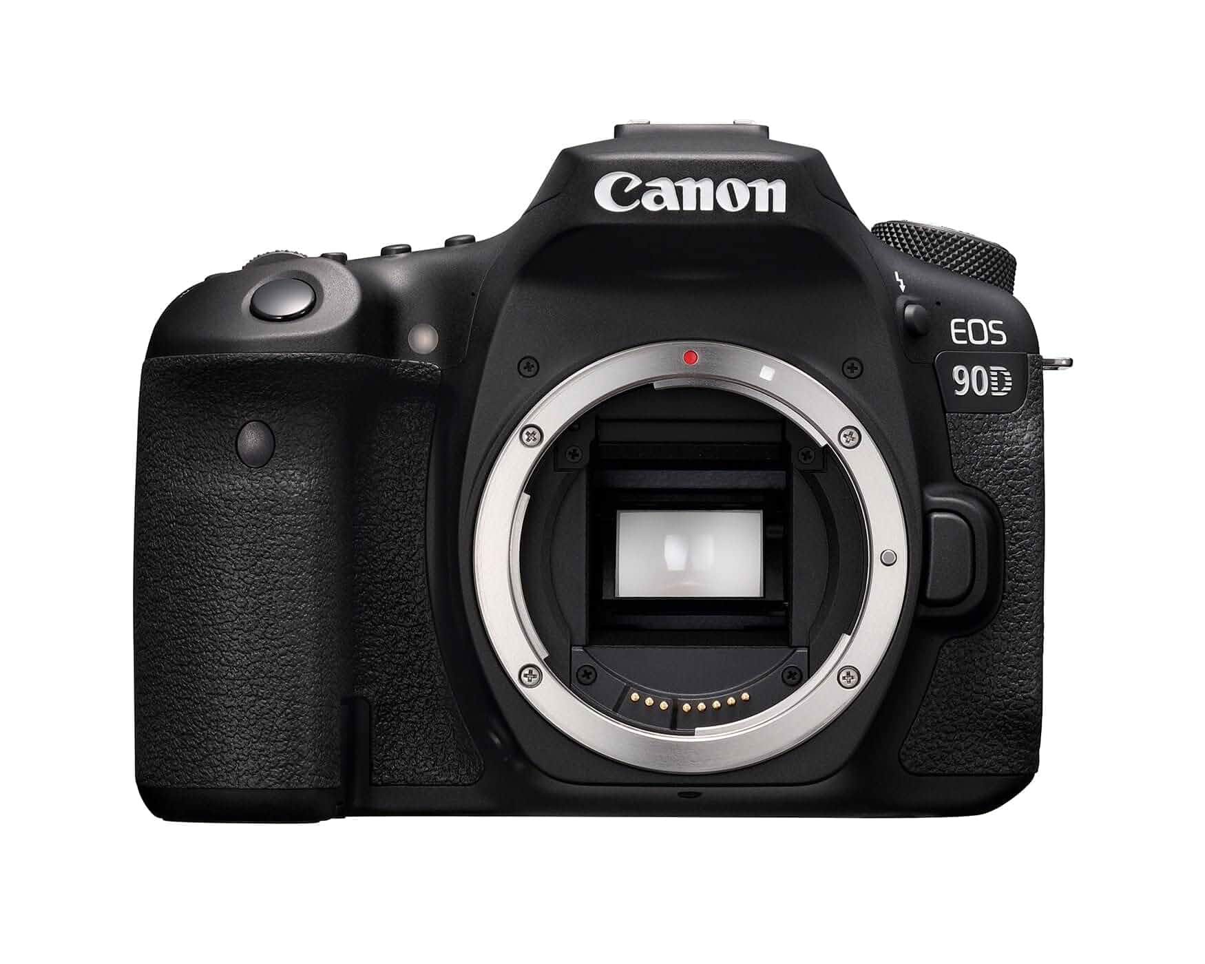 CanonDSLR Camera [EOS 90D] with Built-in Wi-Fi, Bluetooth, DIGIC 8 Image Processor, 4K Video, Dual Pixel CMOS AF, and 3.0 Inch Vari-Angle Touch LCD Screen, [Body Only], Black DSLR