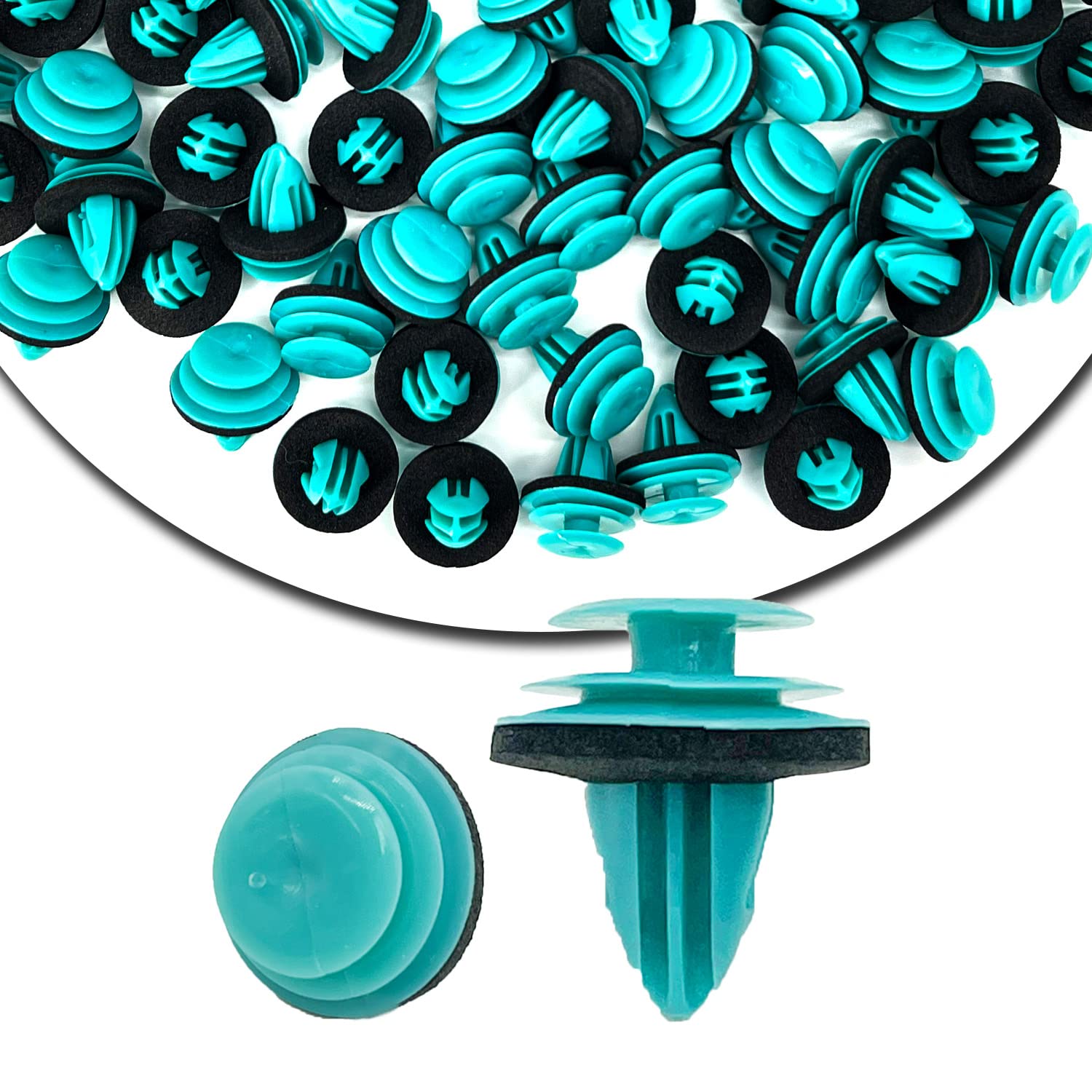 Gistilli 100PCS Trim Door Panel Retainer Clips 9mm Hole Car Push Fastener Clips Compatible with Lexus Toyota Tacoma Camry Corolla Sienna Avalon Highlander Land Cruiser RAV4 90467-10188