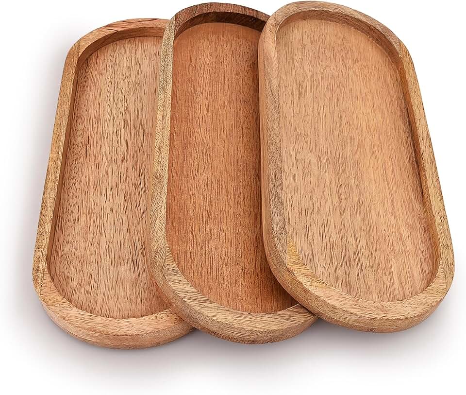Mango Wood Tray Set
