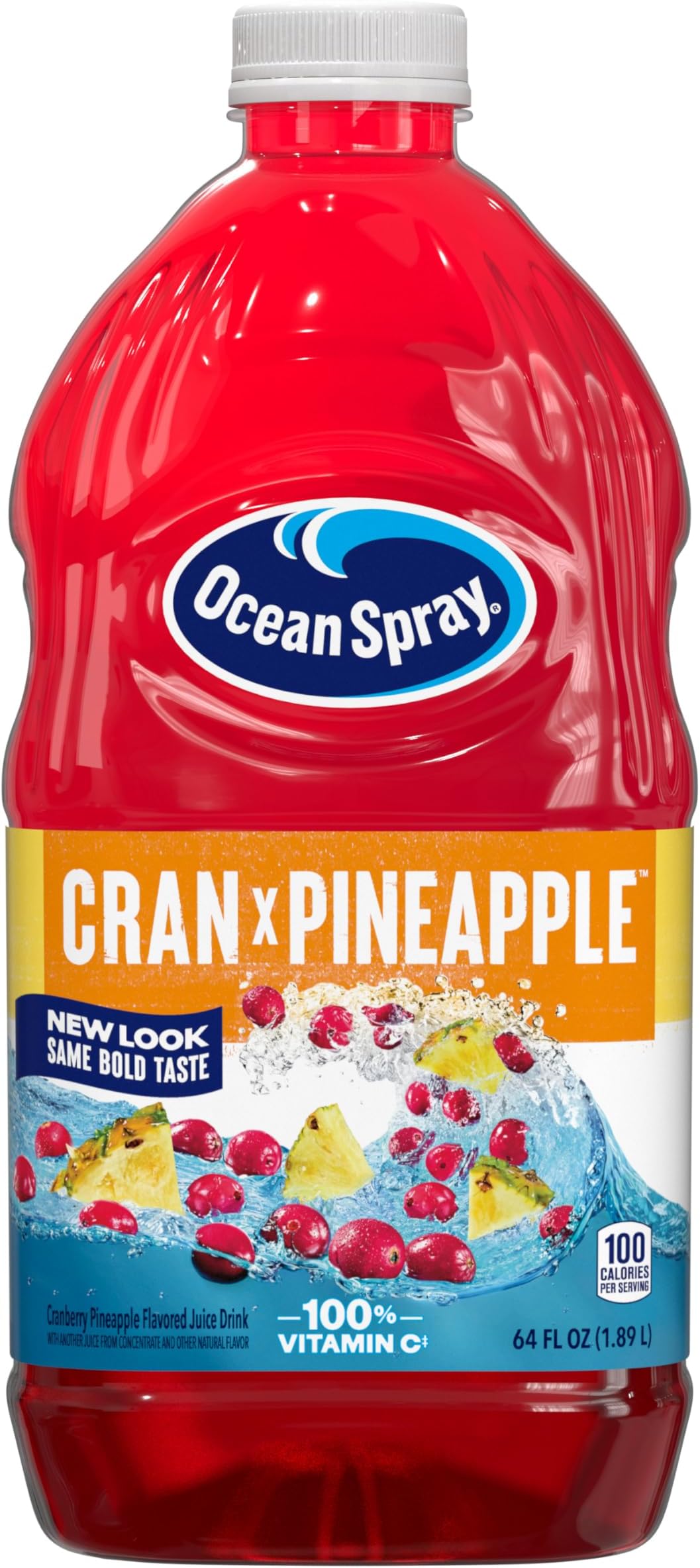 Ocean Spray® Cran-Pineapple™ Cranberry Pineapple Juice Drink, 64 Fl Oz Bottle (Pack of 8)
