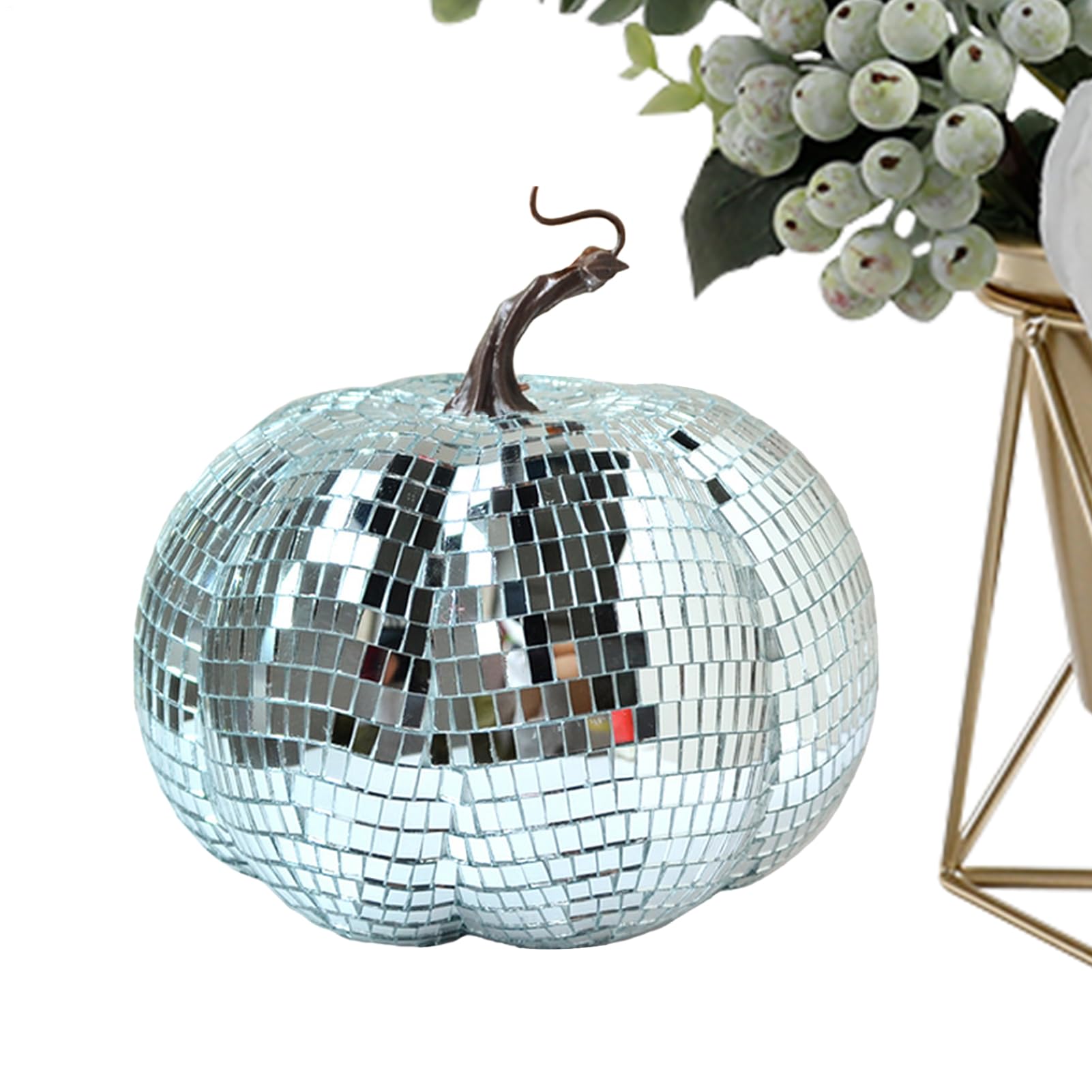Boule disco pailletée pour décoration de fête et ambiance Halloween