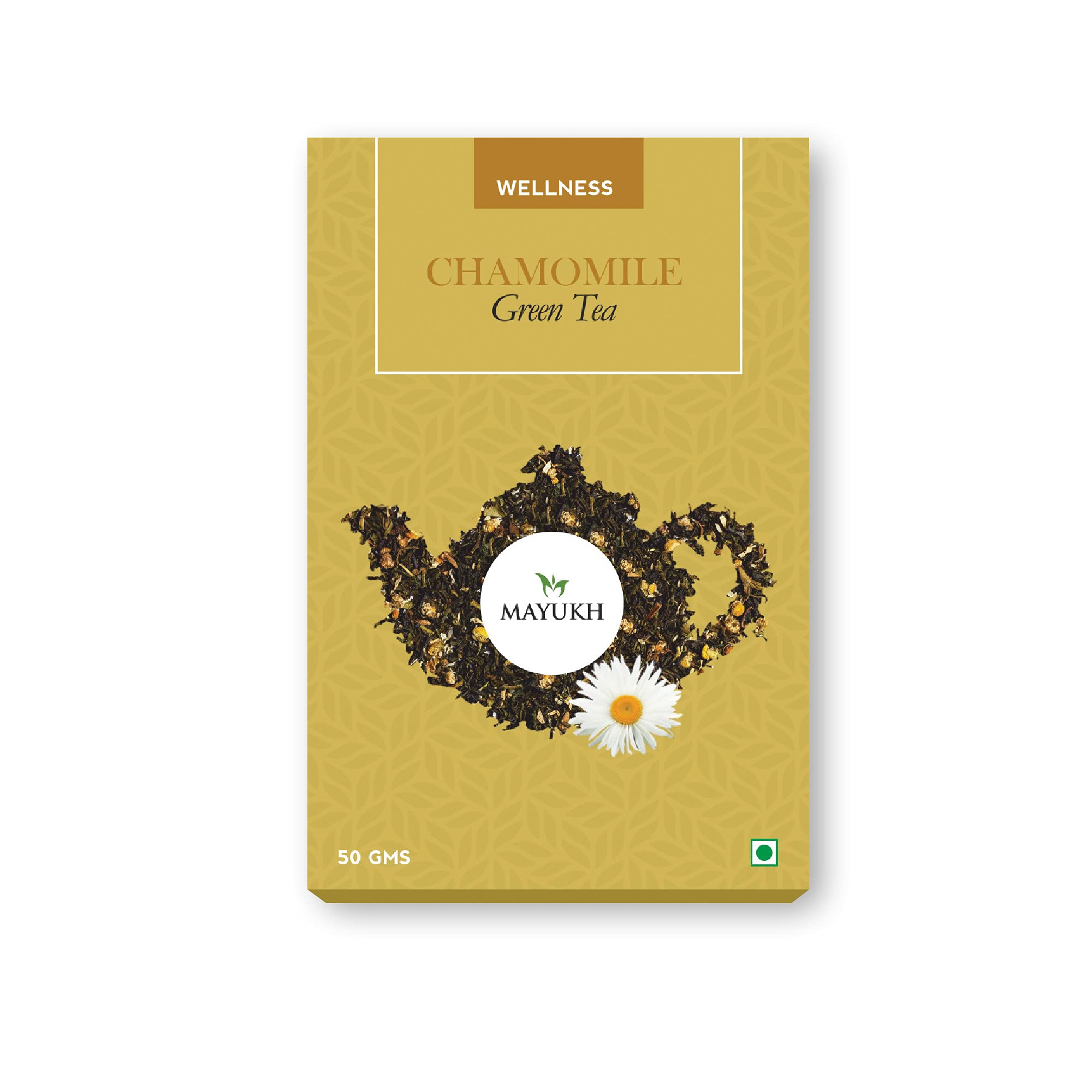 Mayukh - Chamomile Green Tea | Natural Chamomile Flowers with Whole Leaf Darjeeling tea | for Stress Relief & Good Sleep | 100% Natural Ingredient | Loose leaf tea | 50 GMS - 20 Cups (B08Z45XZLG) Amazon Price History, Amazon Price Tracker