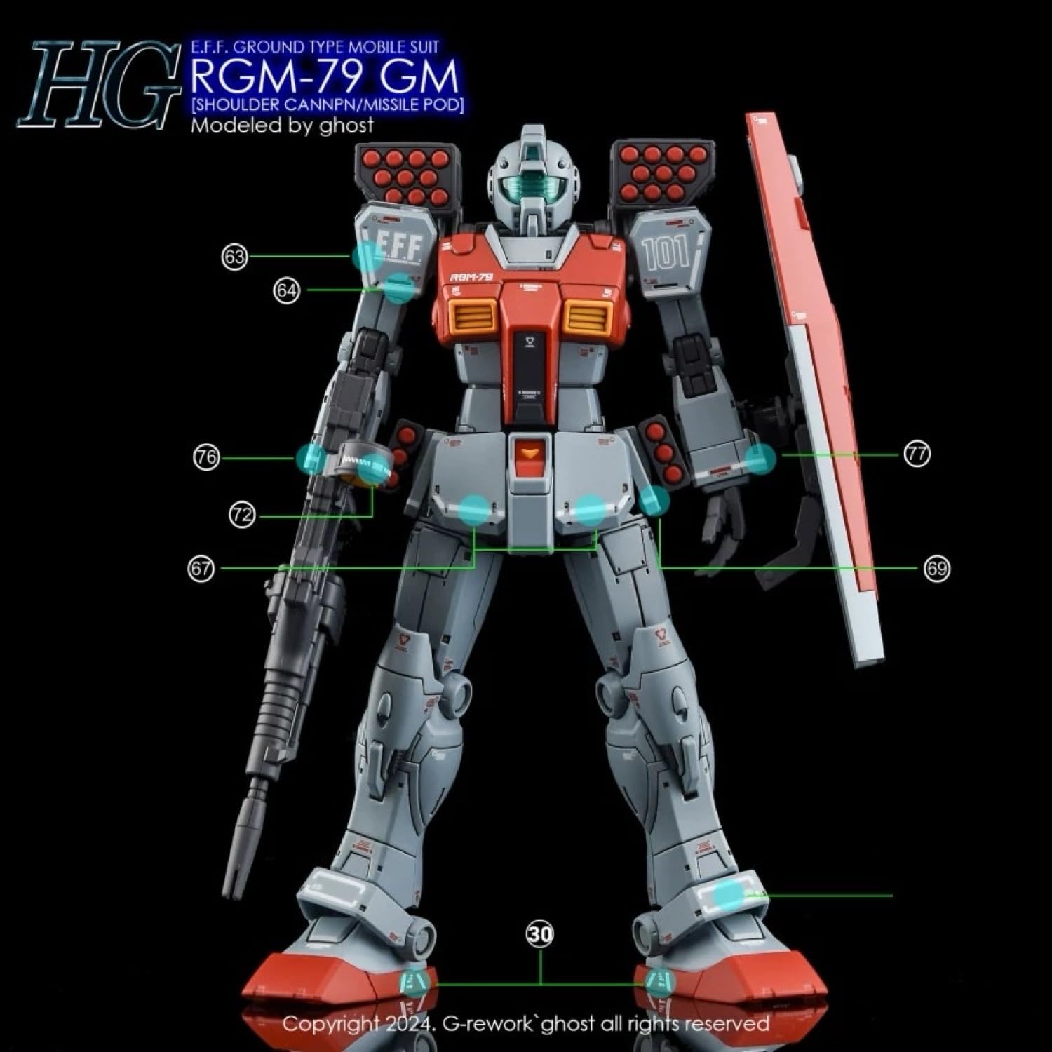 Amazon | 蛍光!! HG RG EG 1/144 ロボット MS 炎社ディテールアップ