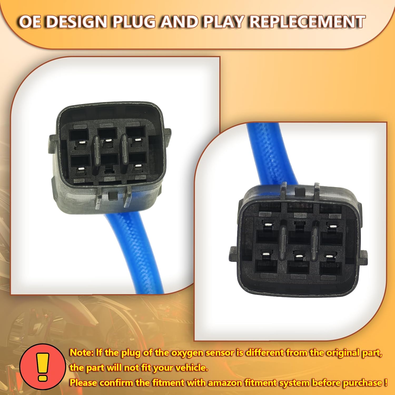 234-5059 Oxygen O2 Sensor Heated Air Fuel Ratio Upstream Compatible with Mazda 3 2014-2018,Mazda 6 2014-2018,Mazda CX5 2013-2018,Replace 234-5059 PE01-18-8G1A PE01-18-8G1