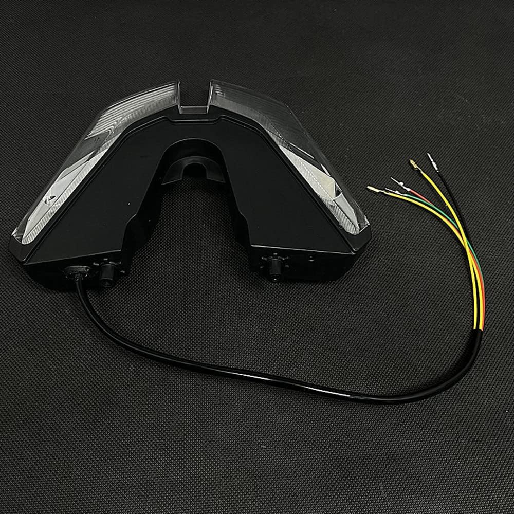 LED Tail Brake Lights Turn Signal Integrated Compatible With DUCATI HYPERMOTARD 821 939 950 SP 2012-2021 (Clear)