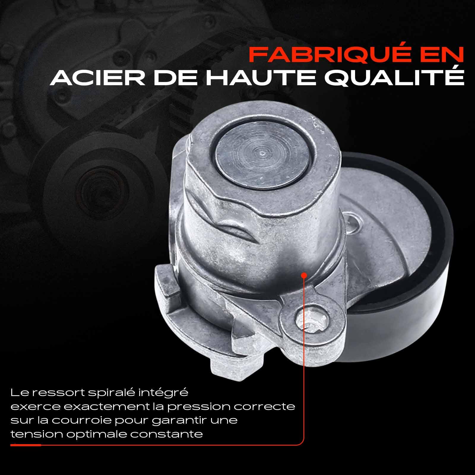 Frankberg Poulie de tension tendeur de courroie 04E145299L
