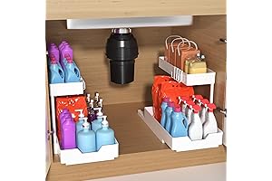 L-Shape Under Sink Organizer: Maximize Kitchen & Bathroom Storage