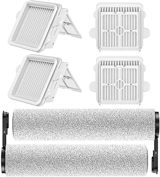 Vacuum Cleaner Accessories, Compatible for Roborock F25/F25 ACE/A30/A30 Pro Replacement Roller Brush & HEPA Filter KitE