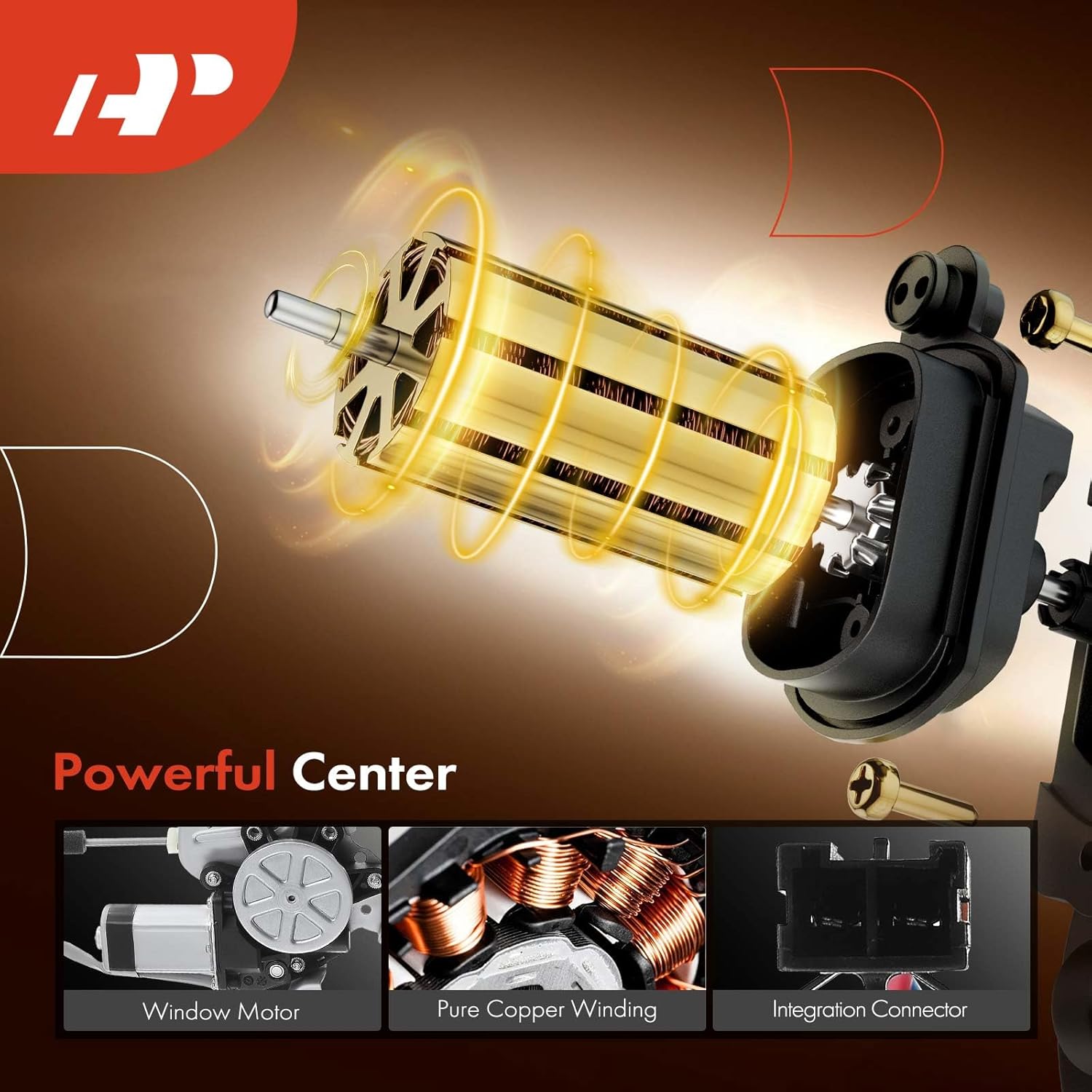 A-Premium Power Window Regulator with Motor Compatible with Nissan Sentra 1995-1999 Sedan Rear Right Passenger Side