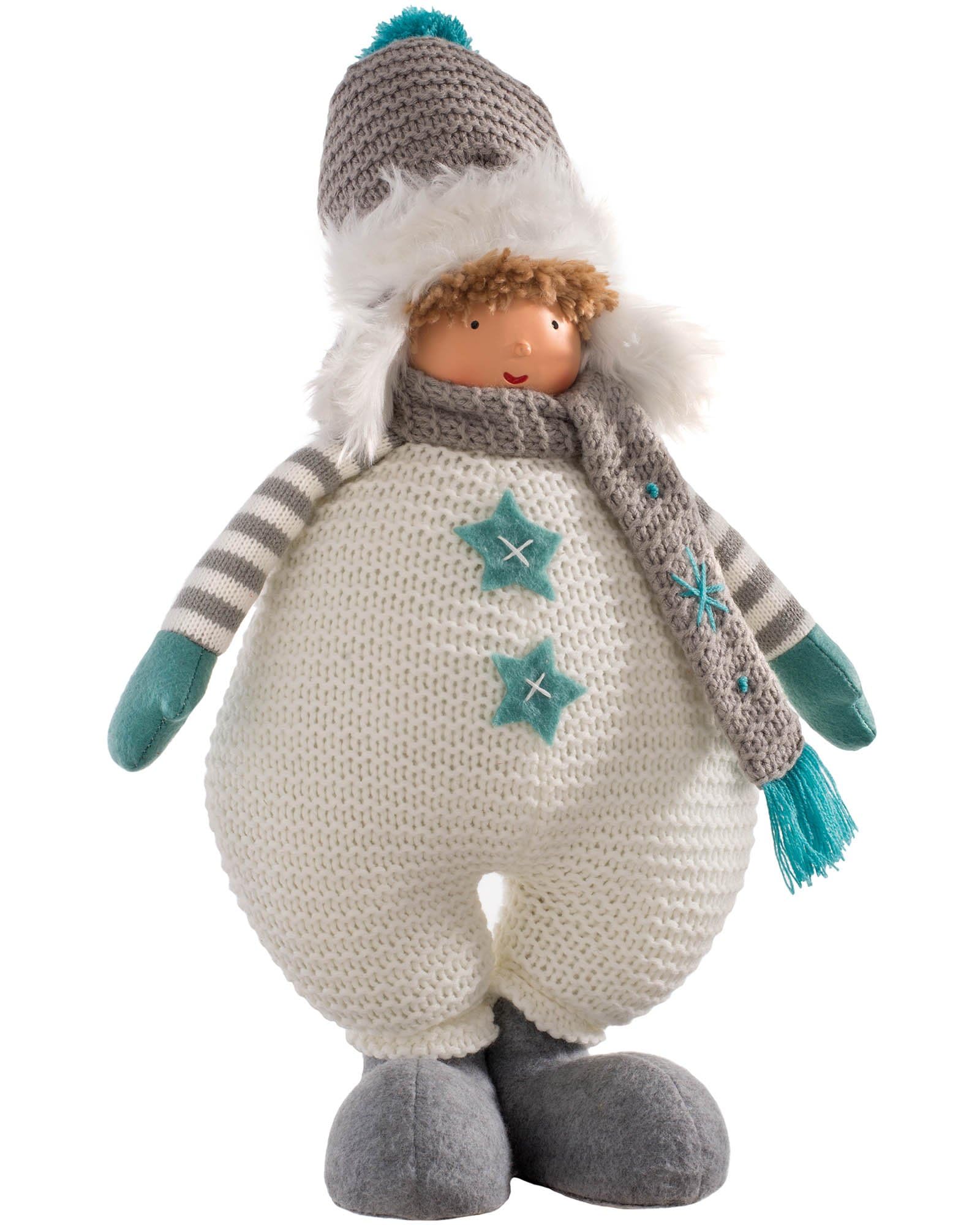WeRChristmas Standing Christmas Boy Figurine, Multi-Colour, 44cm