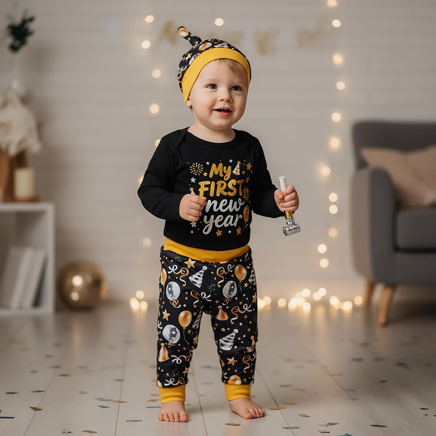 My First Easter Baby Boy Outfit Bunny Carrot Print Long Sleeve Romper Pants Hat Newborn Spring Coming Home Clothes Set