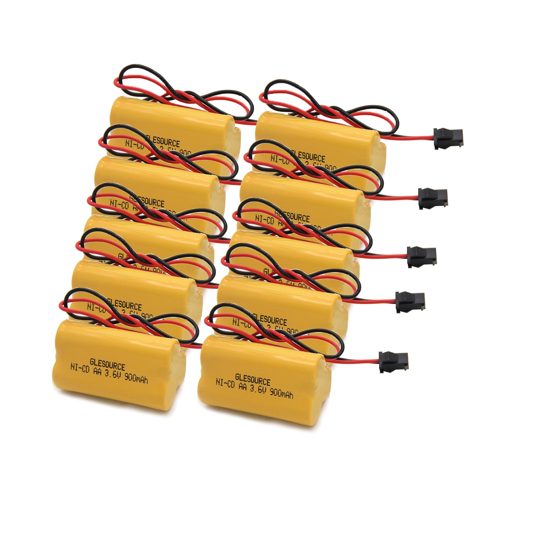 GLESOURCE 3.6V 900mAh Emergency/Exit Light ELB-B001 Battery Compatible for Lithonia ELB B001 ELBB001 Lithonia EU2C M6 LED Emergency Light Interstate