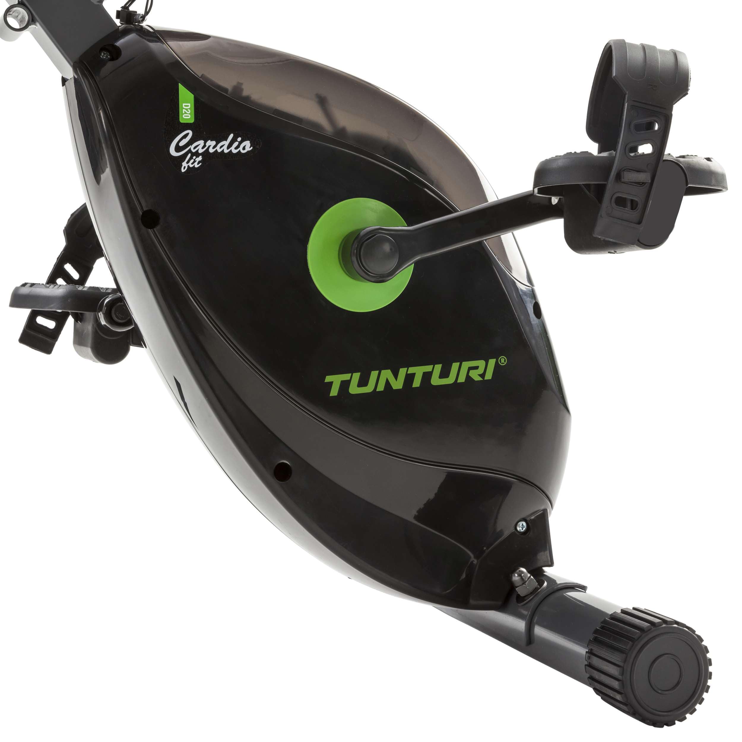 Tunturi Cardio Fit D20 Schreibtisch-Fahrrad, zusammenklappbarer Heimtrainer, Tischfahrrad für Büro und Zuhause