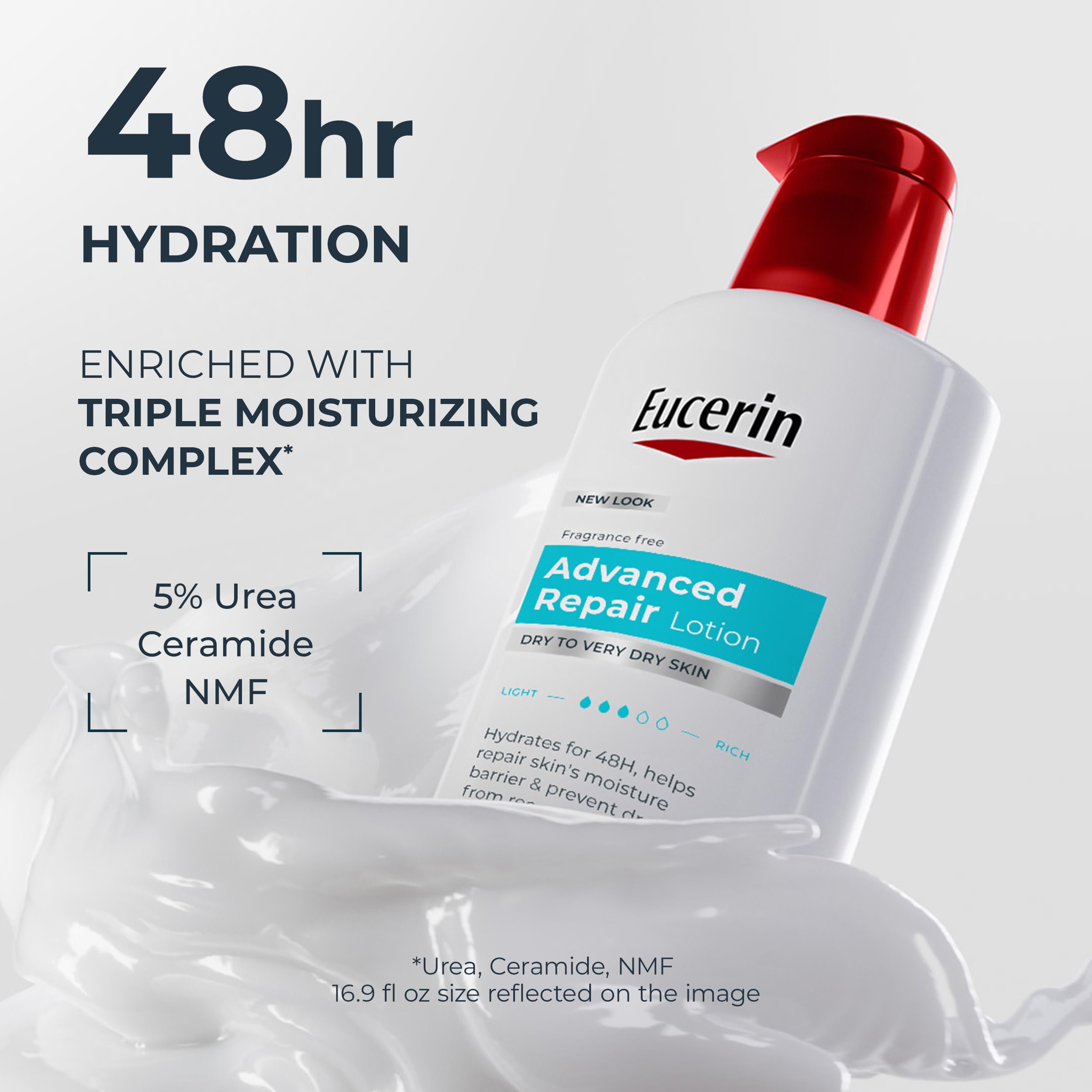 Eucerin Advanced Repair Lotion - 48 Hour Hydration -3