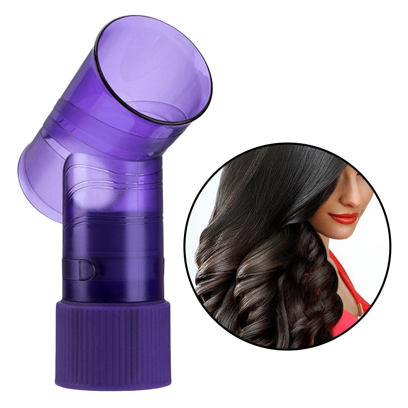 Sèche-cheveux Embout Diffuseur Boucleur Universel Rouleau Rotatif Plastique Résistant à La Température pour Boucles Naturelles Adapté Au Coiffage Des